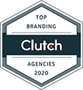 Clutch top branding agencies 2020 badge